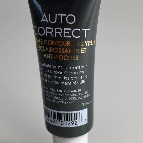 Sunday Riley Auto Correct Brightening and Depuffing Eye Contour Cream - Picture 4 of 4